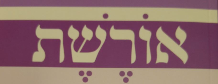 כתב העת "אורשת" כרך ח'